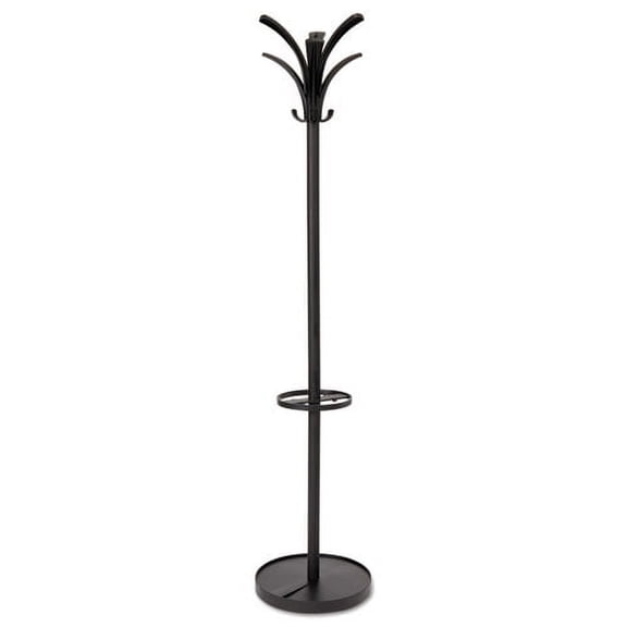 Alba Brio Coat Stand 13.75w x 13.75d x 66.25h Black PMBRION