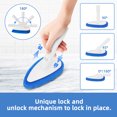 thumbnail image 3 of Qaestfy Shower Bathtub Tile Scrubber Brush with Extendable Aluminum Long Handle for Bathroom Wall Floor Scrubbing, 3 of 7