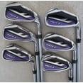 thumbnail image 2 of Ladies Complete Golf Set Driver, Fairway Wood, Hybrid, Irons, Putter, Clubs and Stand Bag Womens Beautiful White and Purple Colors, 2 of 4