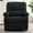 Black, variant on AENKYO 360° Swivel Recliner with Massage & Heat, Adjustable Rocking Chair with Side Pockets, Black