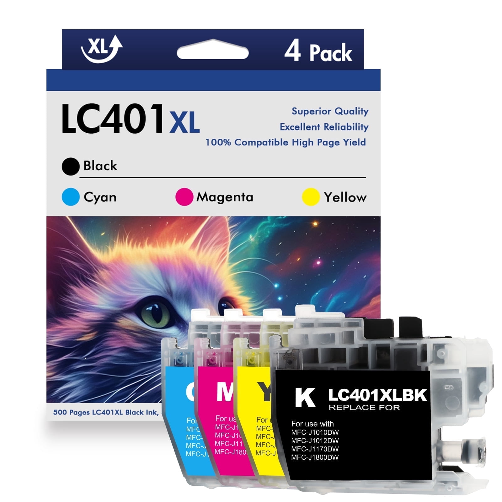 AUNNSY Sostituzione Compatibile per Brother LC3039 LC3039XXL Cartucce di Inchiostro per MFC-J5845DW MFC-J5945DW MFC-J6545DW MFC-J6945DW 4 Color 1 Set AUNNSY Sostituzione Compatibile per Brother LC3039 LC3039XXL Cartucce di Inchiostro per MFC-J5845DW MFC-J5945DW MFC-J6545DW MFC-J6945DW 4 Color 1 Set