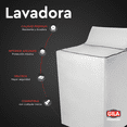 thumbnail image 2 of Funda de Lavadora Afelpada Premium GILA Gris, 2 of 7