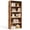 Brown, variant on EDX 6 Tier Bookcase Storage, 63 Inch Large Tall Floor Standing Open Bookshelf for Home Office, Living Room, and Bedroom, Rust