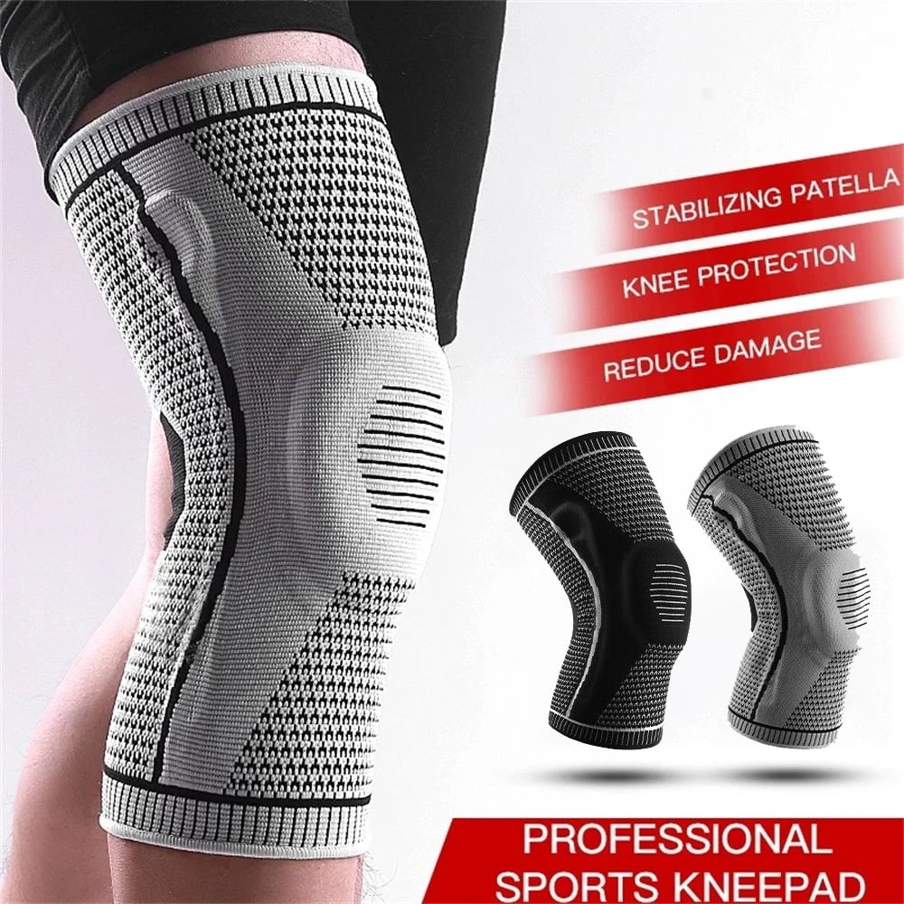The Ultra Knee Elite Knee Compression Sleeve for Support Kneepad Kneecap Silicon