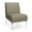 Brown, variant on OFM Armless Lounge Chair with Polyurethane Seat and Chrome Feet