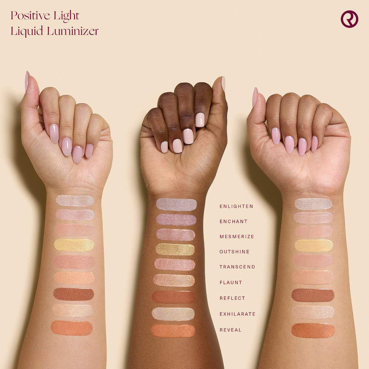 Rare Beauty Highlighter Enlighten ハイライト Positive Light Silky Touch Powder Highlighter | Non Comedogenic