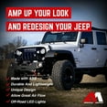 thumbnail image 4 of American Modified Gladiator Grille for 2007 to 2018 Jeep Wrangler JK, 4 of 7