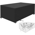 thumbnail image 1 of Housse de Mobilier de Patio Extérieur 200x160x74cm Imperméable Oxford 600D Rectangulaire Ensemble Table et Chaises Protection de Mobilier en Rotin Robuste pour Toutes les Saisons, 1 of 7