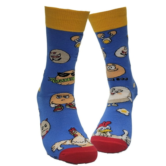 Good Egg vs Bad Egg Socks from the Sock Panda Size: Adult Small
