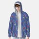 thumbnail image 2 of Balery New-York City Sudadera ligera de manga larga con capucha y protección solar UPF 50+ para hombre y mujer, ideal para pesca y running-Large, 2 of 7
