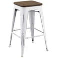 thumbnail image 2 of Modway Promenade Counter Stool Set of 2 in White, 2 of 4