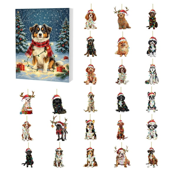 YZEGDCH Christmas Advent Calendars - Limited Edition Advent Calendar - Decorations for Boys, Girls and Kids Party Favors, Classroom Prizes, Xmas Gift