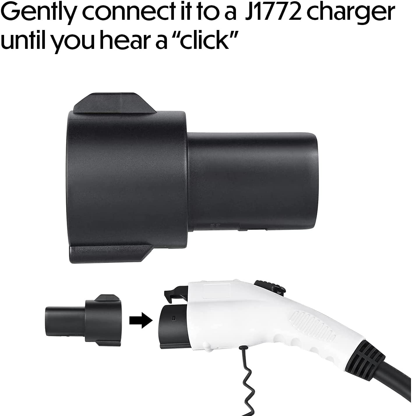 Lectron J1772 to Tesla (NACS) EV Adapter | 250V | 80 Amp