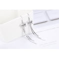thumbnail image 5 of Pendientes de Mariposa Sailing Chapados en Plata con Borla para Mujer, 5 of 5