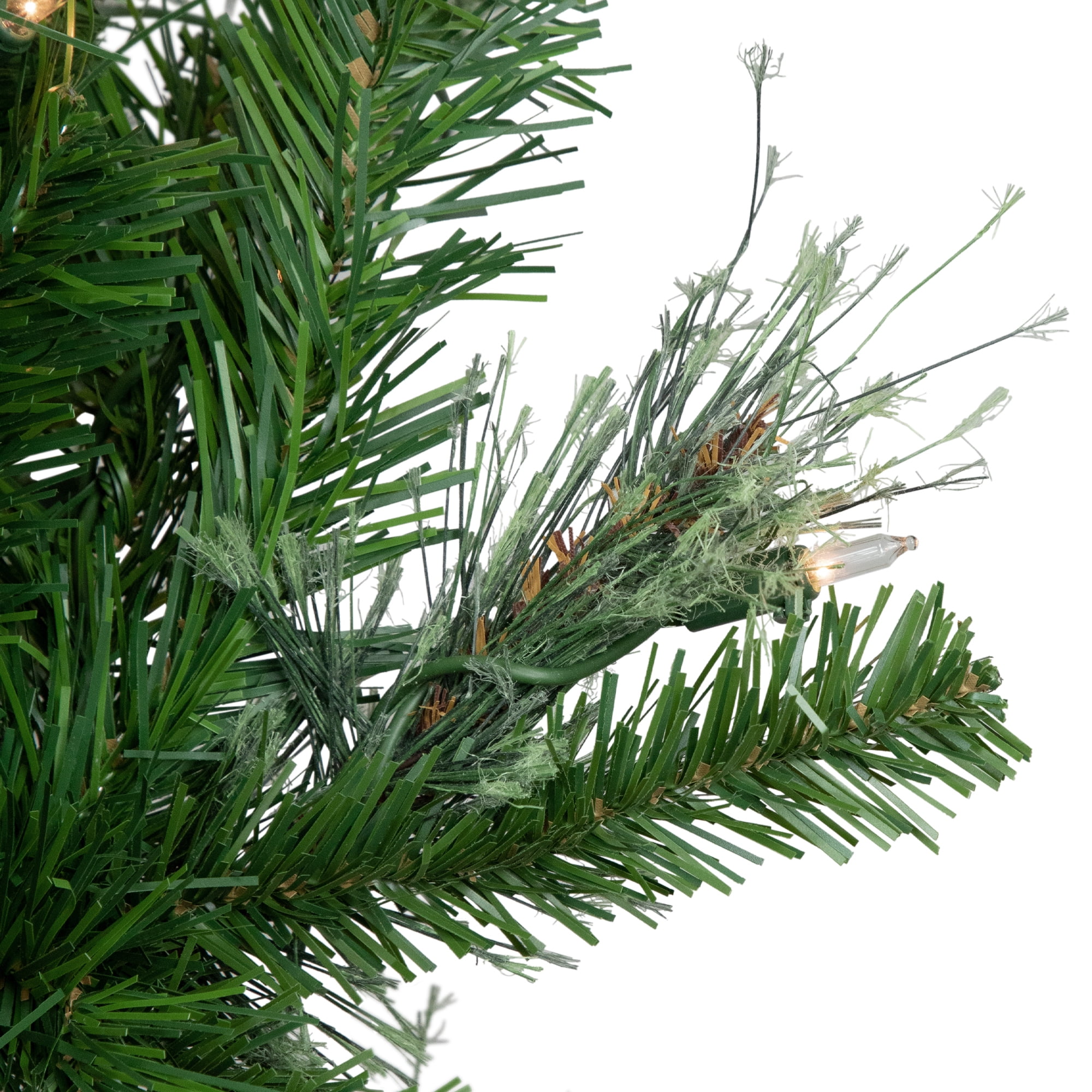 6.5' Pre-Lit Atlanta Mixed Cashmere Pine Medium Artificial Christmas Tree - Clear Lights