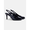 thumbnail image 2 of No Boundaries Women's Slingback Peep Toe Heels, 2 of 6