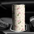 thumbnail image 7 of Rose Skinny Tumbler 20oz - Insulated Water Bottle- Insulated Travel Coffee Mug, 7 of 7