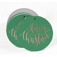 thumbnail image 2 of Inkdotpot 50 Pack Merry Christmas Favor Paper Tags Craft Real Rose Gold Foil Hang Tags, 2 of 7