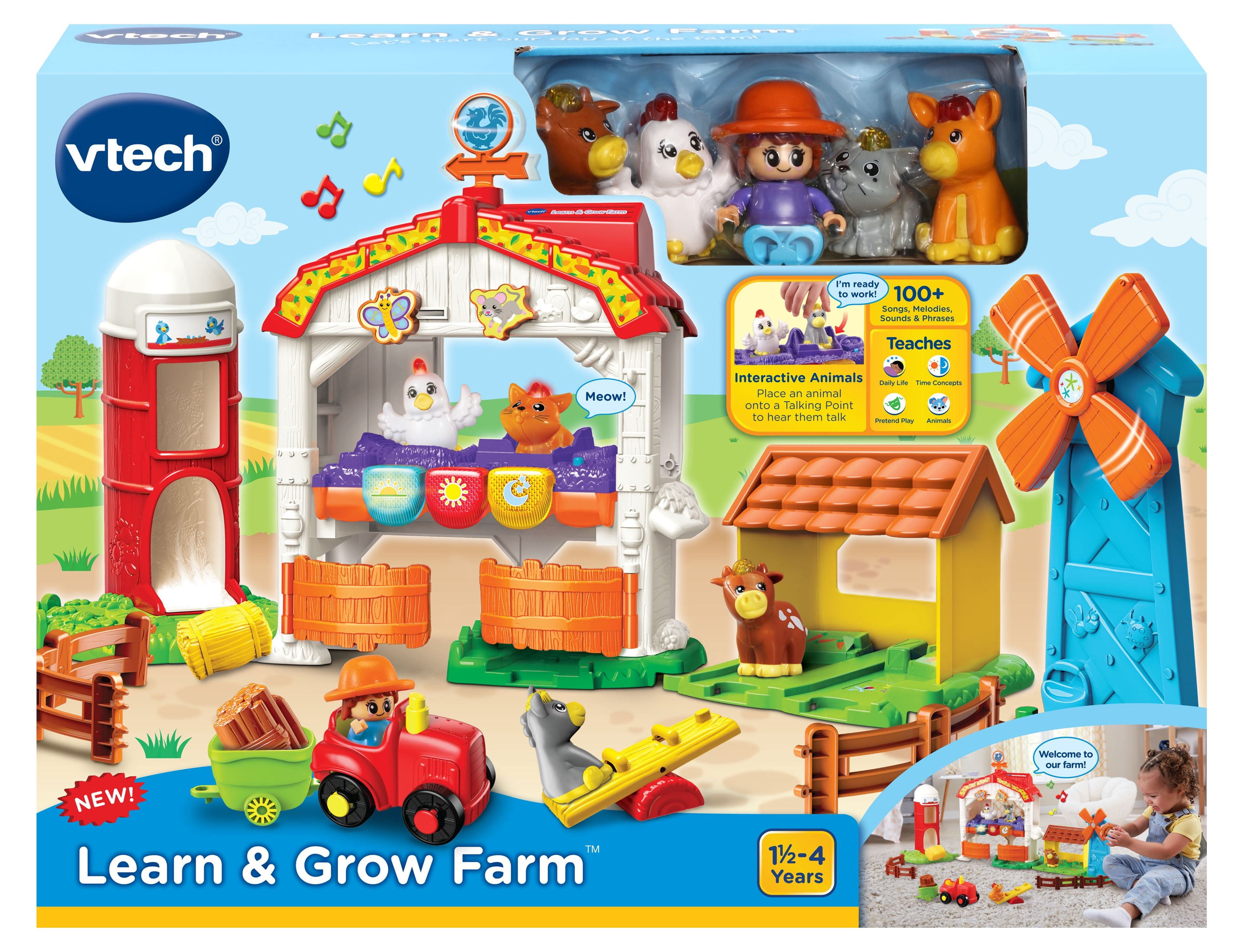 Go go smart animals grow and learn farm hotsell