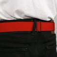 thumbnail image 4 of GM General Motors Belt, Seatbelt Buckle Belt, Corvette Logo Red, 30 to 44 Inches, 4 of 9