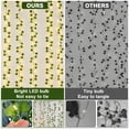 thumbnail image 3 of DAYBETTER Ivy Curtain String Lights, 200 LED USB Powered Hanging Artificial Plant Fairy Lights with 8 Modes, for Wedding Party Holiday Decor (9.9 x 6.6FT), 3 of 7