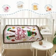 thumbnail image 4 of Christmas Throw Blanket Baby Small Plaid Green Red Elf Blanket for Toddler Swaddle Pet Crib Soft Lightweight Fuzzy Plush Fleece Blankets and Throws Xmas Winter Holiday Blanket 30x40, 4 of 6