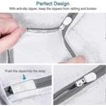 thumbnail image 3 of Extra Large Laundry Bags, 2-Pack Durable Zipper 60x60cm Mesh Wash Bags for Delicate Clothes, 3 of 5