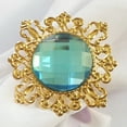 thumbnail image 1 of ZiDeTang 60pcs Rhinestone Metal Napkin Ring Acrylic Napkin Holder, 1 of 3
