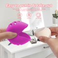 thumbnail image 2 of TIKIUKI Soporte para esponja de maquillaje Organizador de esponjas de maquillaje de viaje Estuche de esponja de maquillaje irrompible de silicona Estuche de esponja de maquillaje transpirable adecuado, 2 of 5