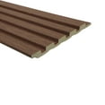 thumbnail image 4 of Dundee Deco Fluted 3D Wall Panels - Modern DIY Decorative Wooden Wall Panels - Easy to Install - Chestnut Brown - Set of 10, Covers 17 sq ft, 4 of 7