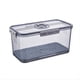 thumbnail image 1 of Caja de Pan Cajas de Pan para Mostrador de Cocina Hermético, Contenedor de Almacenamiento de Pan con Tapa Gris, 1 of 5