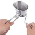 thumbnail image 5 of Stainless Steel Coriander Chopper - Manual Herb Spice Mill Grater Vegetable Grinding Tools for Garlic, Coriander, Onion, Parsley, 5 of 7