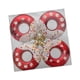 thumbnail image 3 of Adornos de donut navideños Strade Fareast Limited 4 piezas 2,7 pulgadas Rojo, 3 of 8