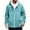 Light Blue, variant on Stamzod Men's Fashion Sherpa Hoodie Long Sleeve Hooded Fleece Jacket Men Casual Thicked Warm Winter Coats with Pocket White XL