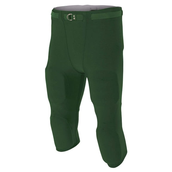 A4 Youth Flyless Integrated Football Pants - FOREST - S