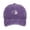 Purple, variant on Men's Baseball Caps Women's Hats Unisex Baseball Cap with Heart and Print Design Adjustable Washed Denim Hat for Outdoor Casual Sports