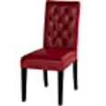 thumbnail image 4 of Christopher Knight Home Gentry Bonded Leather Dining Chairs, 2-Pcs Set, Red, 4 of 4