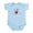 Sky Blue, variant on CafePress - Mommy's Little Love Bug Infant Bodysuit - Baby Light Bodysuit, Size Newborn - 24 Months
