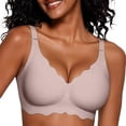 thumbnail image 3 of QASIEATN Plus Size Push Up Jelly Bras for Women Solid Color Comfortable Bralettes Womens Everyday Bras, 3 of 6