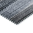 thumbnail image 3 of Addison Rugs Mayfield Premium Machine Washable Transitional Stripes Denim Runner Rug, 2'3" X 7'6" Machine Washable Transitional Stripes Denim Oversized Sherpa Throw Blanket, 3 of 6