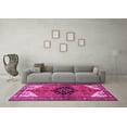 thumbnail image 3 of Ahgly Company Indoor Round Persian Pink Traditional Area Rugs, 6' Round, 3 of 4