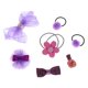 thumbnail image 5 of niño flores pinza de pelo accesorios horquilla pelo cuerda púrpura Sunnimix Pinza de pelo de la cuerda del pelo, 5 of 8