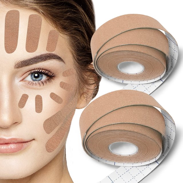 Parches faciales - Parches antiarrugas - Cinta antiarrugas - Cinta para lifting facial - Removedor de arrugas no invasivo - Tratamiento de arrugas multifuncional de alta elasticidad para arrugas frent