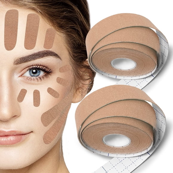 Parches faciales - Parches antiarrugas - Cinta antiarrugas - Cinta para lifting facial - Removedor de arrugas no invasivo - Tratamiento de arrugas multifuncional de alta elasticidad para arrugas frent