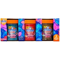 Elmer's Gue Premade Slime, Cosmic Shimmer Glitter Slime, Variety Pack, 3 Count