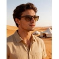 thumbnail image 4 of PUKCLAR Men's polarized sunglasses TR90 Frame UV400 Sport Sunglasses, 4 of 9