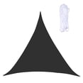thumbnail image 2 of Oioii Sun Shade Sail Triangle Canopy - Water Permeable, Heavy Duty Awning for Patio, Outdoor, Garden, Backyard & Yard,D, 2 of 2