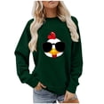 thumbnail image 3 of Generic Womens Cute Turkey Thanksgiving Sweatshirt Long Sleeve Sweatshirts Thanksgiving Printed Loose Casual Tops, 3 of 5