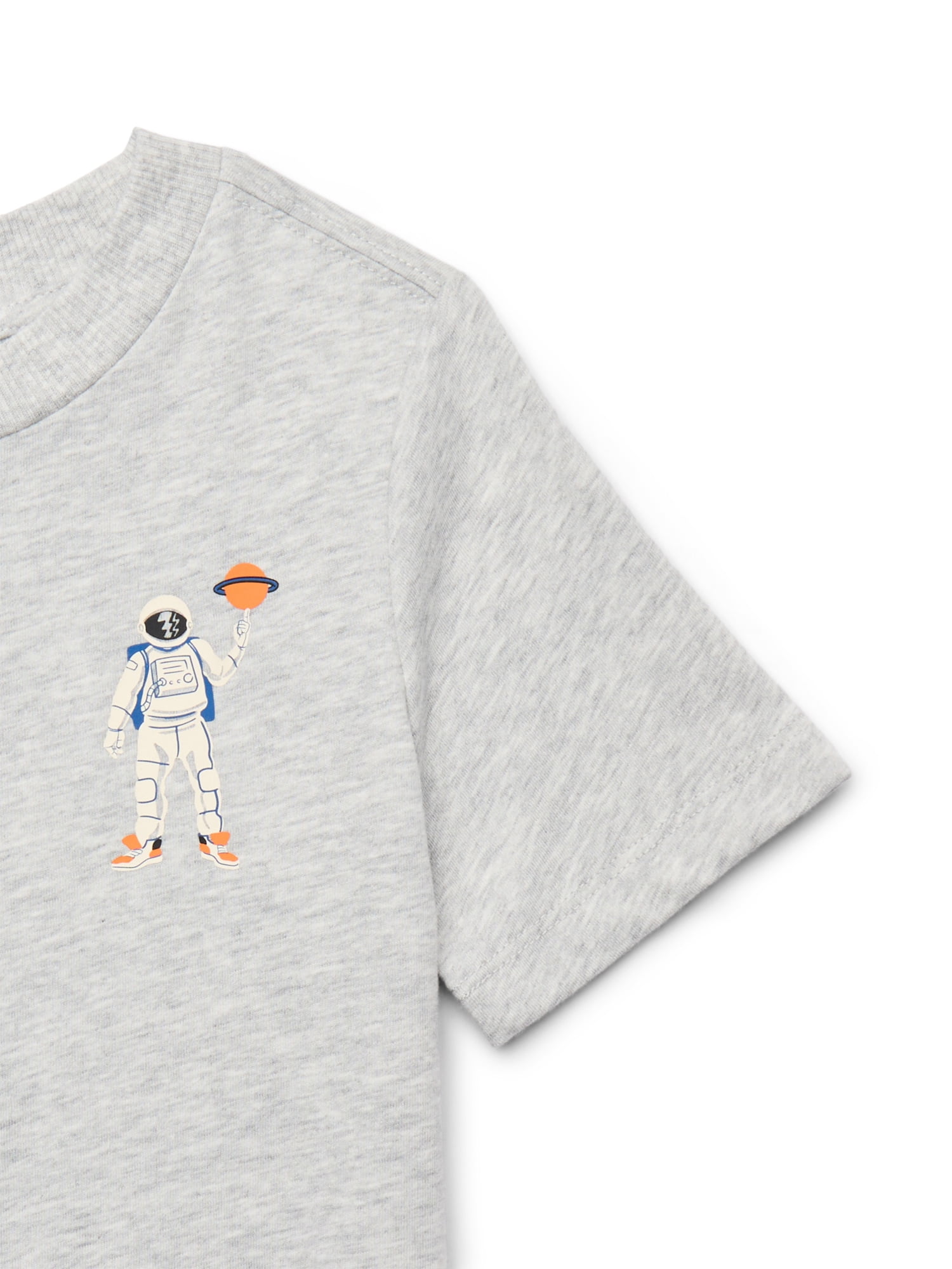 Wonder Nation Little Boys Adventure Graphic Tee with Short Sleeves, Sizes 4-10