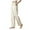 Beige A, variant on Womens Pajama Pants Fashion Solid Color Casual Loose Elastic Waist Cotton Pj Pants Sleepwear with Pocket Loungewear Plus Size Women's Pajama Bottoms